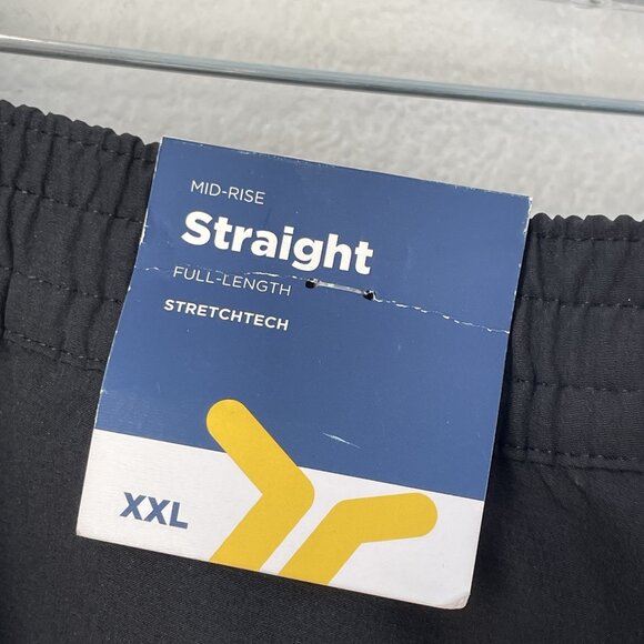 Old Navy Womens XXL Stretchtech Pants Black Straight Full Length Quick Dry Cargo - Picture 3 of 10